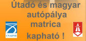 Útadó és autópálya matrica egy helyen